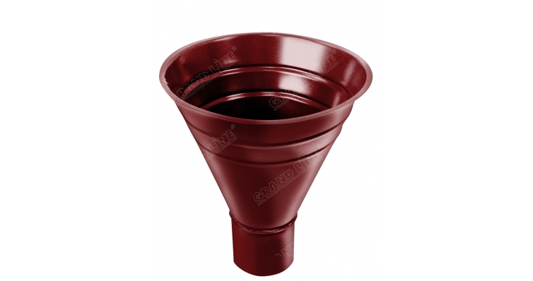 Воронка водосборная, 250/90 мм RAL 3011 коричнево-красный изображение, анонсные картинки товара