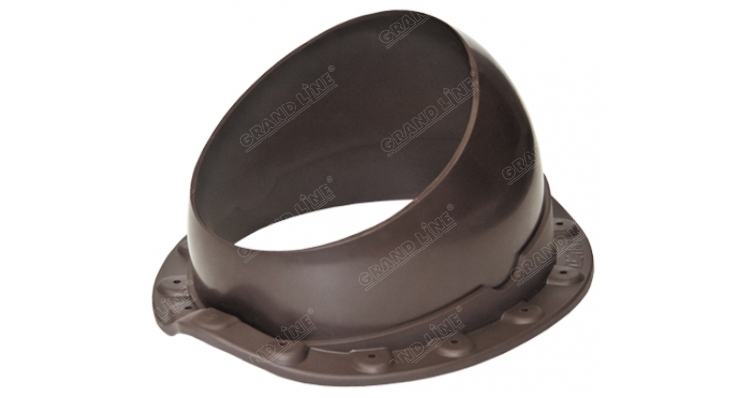 Проходной элемент Krovent Base-VT Wave 125/150 коричневый изображение, анонсные картинки товара