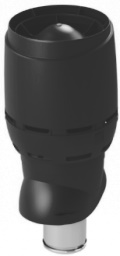 Вентиляционный выход FLOW XL-200/ИЗ/500 черный изображение, анонсные картинки товара