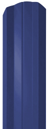 Штакетник М-образный В фигурный 0,45 PE RAL 5002 ультрамариново-синий изображение, анонсные картинки товара