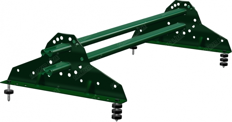 Снегозадержатель NEW трубчатый Grand Line RAL 6005 1м изображение, анонсные картинки товара