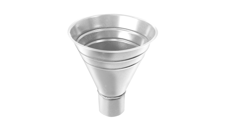 Воронка водосборная, 300/100 мм RAL 9003 сигнальный белый изображение, анонсные картинки товара