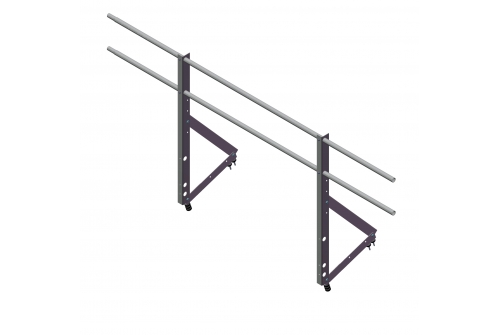 Ограждение кровельное Optima 0,9х2м RAL 7004 изображение, анонсные картинки товара