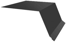 Планка капельник 100х55 0,5 Velur X RAL 9005 черный (3м) изображение, анонсные картинки товара