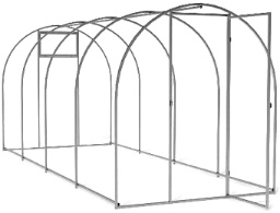 Теплица 4м с поликарбонатом "Агросфера - Мини" (1,64*1,66м) (шаг дуг 1,0м) с монтажом на брус изображение, анонсные картинки товара