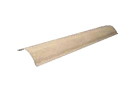Планка конька ребрового КЧ GL песочный раф _Barcelona new, Roman, длина 1,25 м изображение, анонсные картинки товара