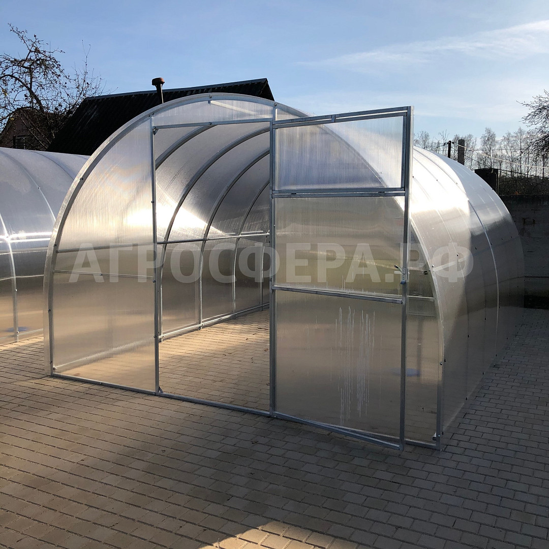 Каркас теплицы 4м "Агросфера-Славянка-Двойная дуга" (шаг дуги 67 см) изображение, анонсные картинки товара