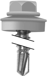 Саморез по металлу Daxmer 4,8х19 RAL 7004 (400) сверло №2 изображение, анонсные картинки товара