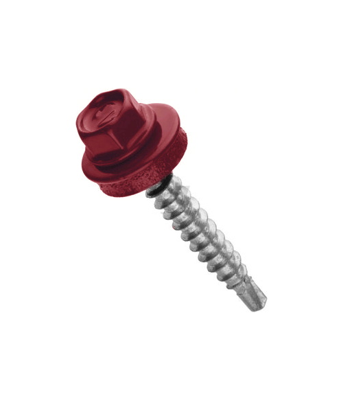 Саморез кровельный Daxmer 4,8х50 RAL 3003 (150) сверло №1 изображение, анонсные картинки товара