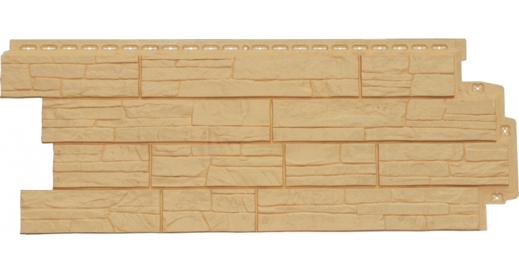 Фасадная панель Grand Line Сланец Classic песочный изображение, анонсные картинки товара