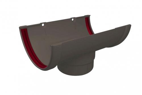 Воронка Классика 120 ПВХ Grand Line графит (RAL 7024) изображение, анонсные картинки товара