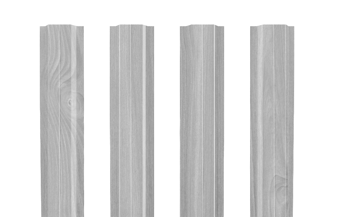 Штакетник П-образный A с прямым резом 0,45 Print Elite Milky Wood TwinColor изображение, анонсные картинки товара