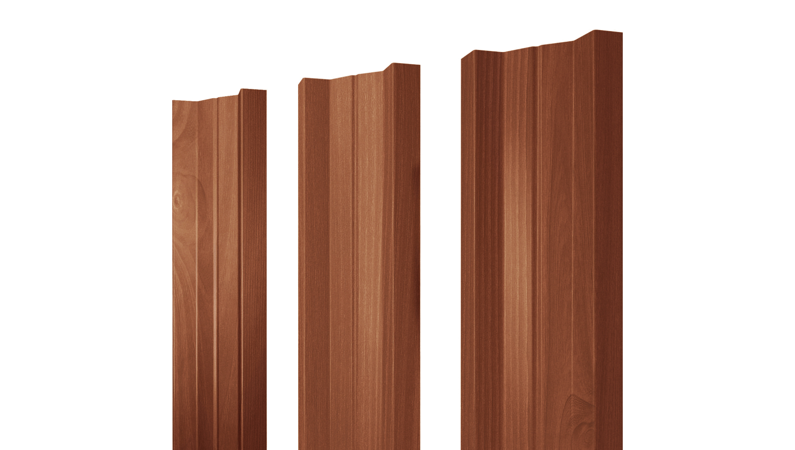 Штакетник М-образный В с прямым резом 0,45 Print-Double Premium Cherry Wood Fresh изображение, анонсные картинки товара