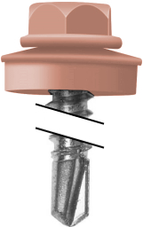 Саморез по металлу Daxmer 5,5х19 RAL 3012 (250) сверло №3 изображение, анонсные картинки товара