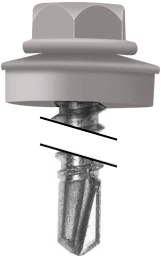 Саморез по металлу Daxmer 5,5х25 RAL 7036 (250) сверло №3 изображение, анонсные картинки товара