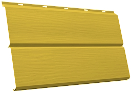 ЭкоБрус new 3D 0,45 PE с пленкой RAL 1018 цинково-желтый изображение, анонсные картинки товара