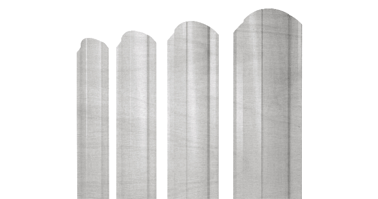 Штакетник Круглый фигурный 0,45 Print Elite Snow Wood TwinColor изображение, анонсные картинки товара