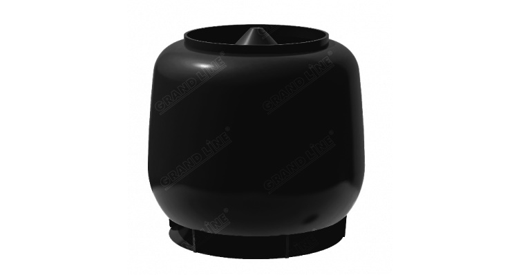 Колпак ТехноНИКОЛЬ D 160 черный изображение, анонсные картинки товара