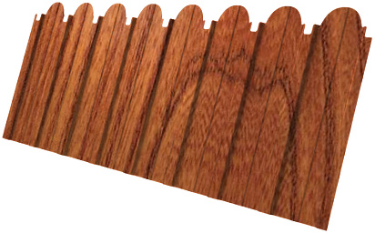 Профнастил C10A фигурный 0,45 Print Premium Rowan Wood Intense FTC изображение, анонсные картинки товара