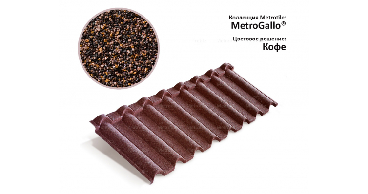 Лист Metrotile Gallo кофе изображение, анонсные картинки товара