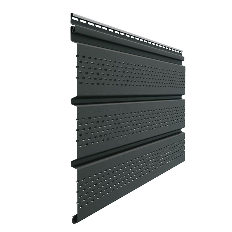 Döcke PREMIUM Софит перфорированный (Графит) изображение, анонсные картинки товара