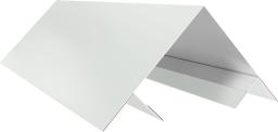 Планка угла внешнего составная верхняя 0,5 Satin с пленкой RAL 9003 сигнальный белый (2м) изображение, анонсные картинки товара
