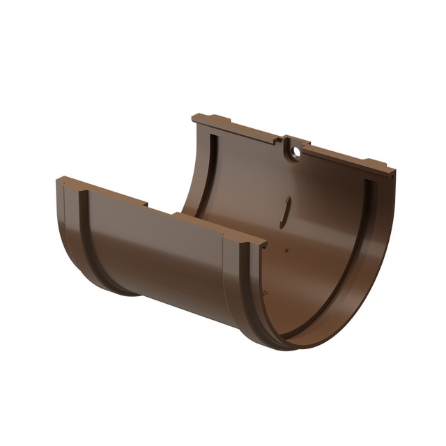 Döcke STANDARD Соединитель желобов 120 мм (Светло-коричневый) изображение, анонсные картинки товара