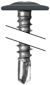 Саморез ПШС 4,2х16 RAL 7026 (1000) изображение, анонсные картинки товара