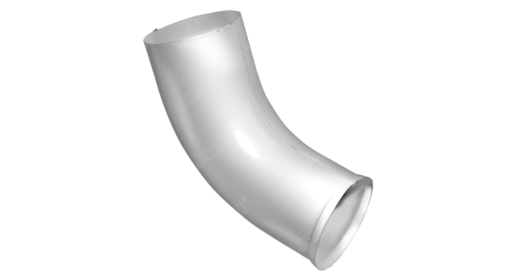 Колено стока 100 мм RAL 9003 сигнальный белый изображение, анонсные картинки товара