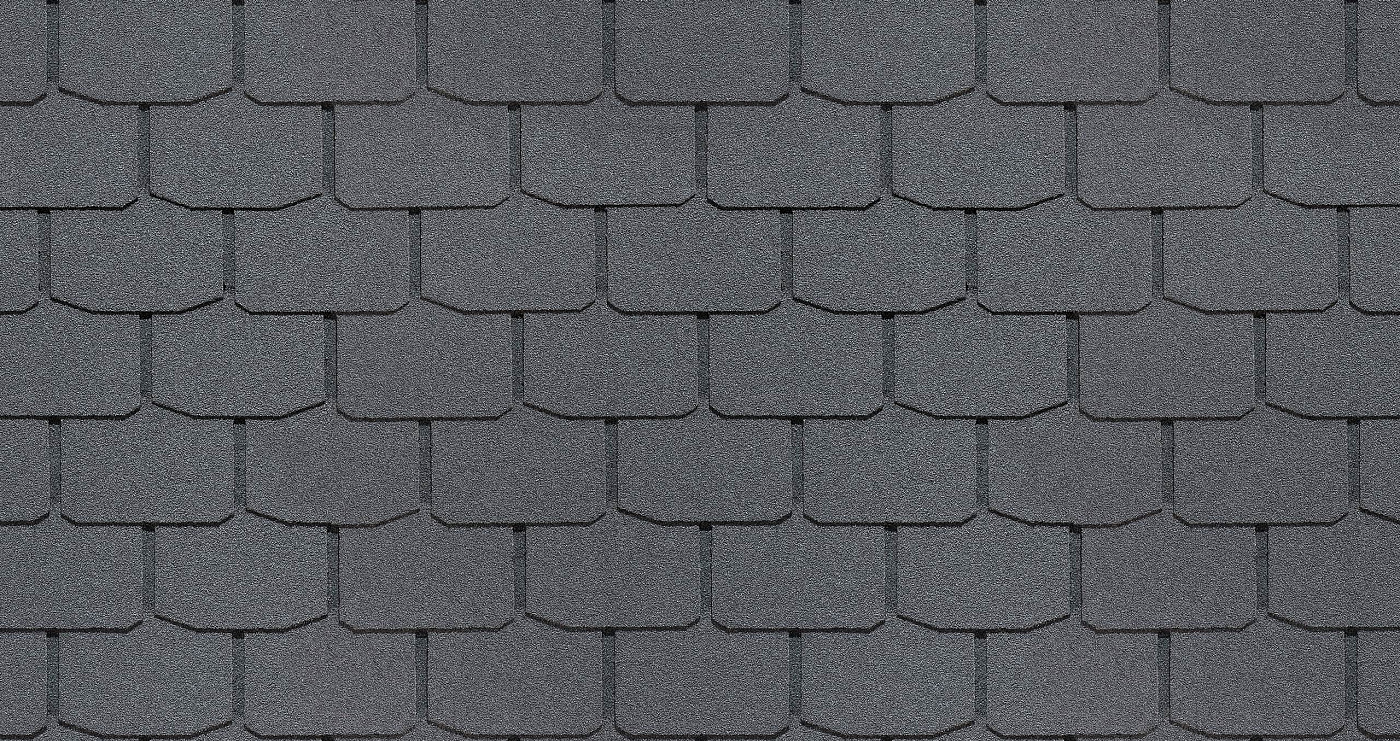 Гибкая черепица Döcke PIE STANDARD/ КРОНА/ Серый изображение, анонсные картинки товара