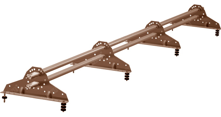Снегозадержатель для фальцевой кровли Grand Line RAL 8024 3м изображение, анонсные картинки товара