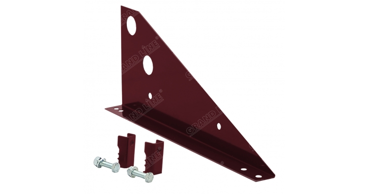 Кронштейн снегозадержателя для фальц. кровли Optima RAL 3005 изображение, анонсные картинки товара