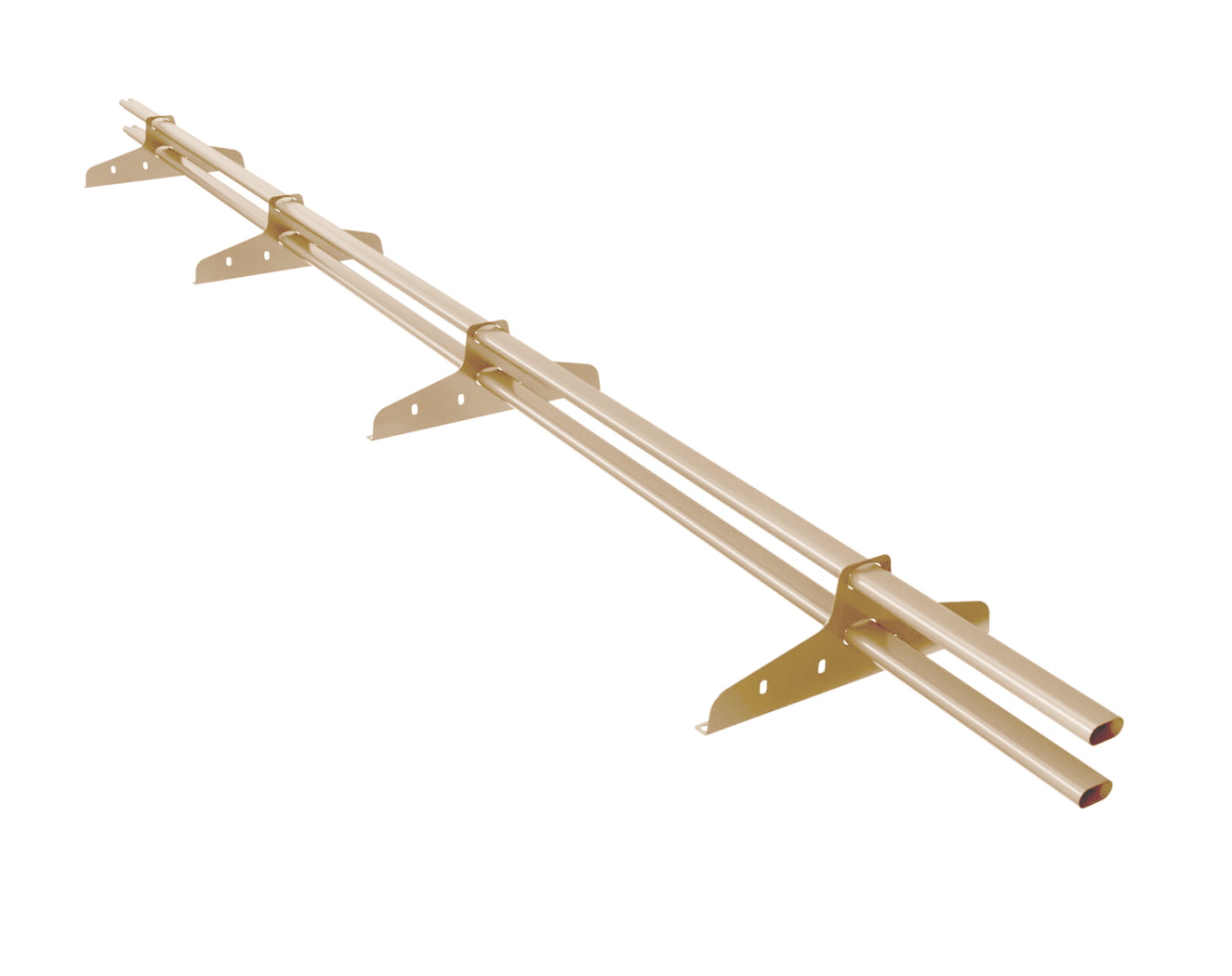 Снегозадержатель Стандарт Т4 d 40х20 RAL 1015 (3м) изображение, анонсные картинки товара