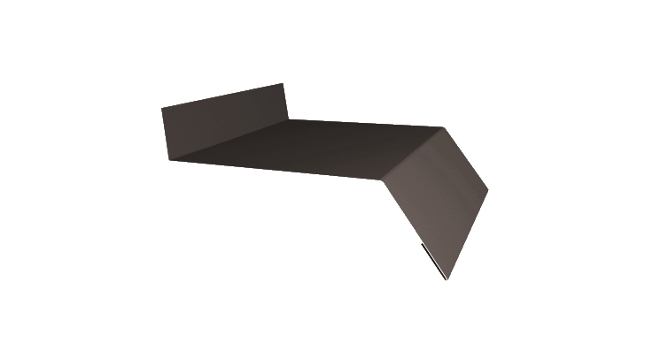 Отлив простой 100 0,45 Drap RR 32 темно-коричневый изображение, анонсные картинки товара