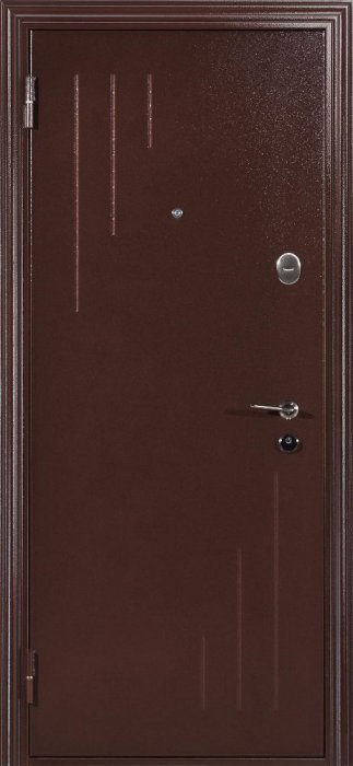 Дверь металлическая 573 Медь 4064 ТЕМ ДУБ 970 R  изображение, анонсные картинки товара