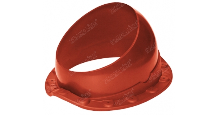 Проходной элемент Krovent Base-VT Wave 125/150 красный изображение, анонсные картинки товара