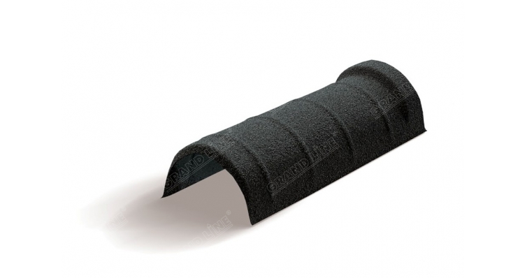 Конек полукруглый одинарный Mtile серый изображение, анонсные картинки товара