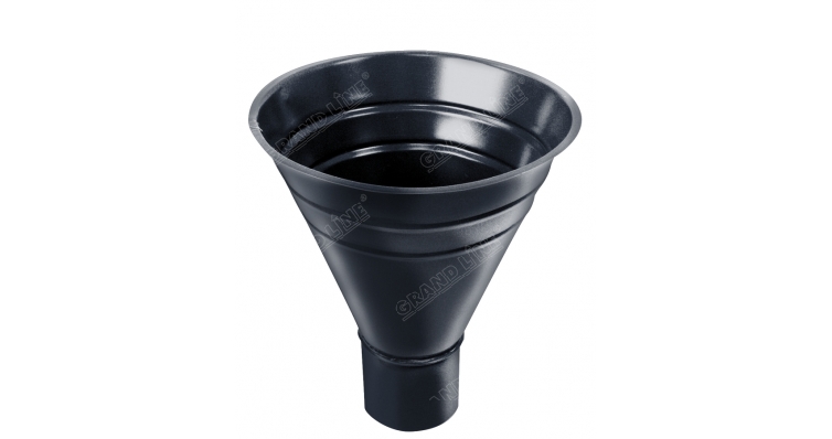 Воронка водосборная, 250/90 мм RAL 7024 мокрый асфальт изображение, анонсные картинки товара