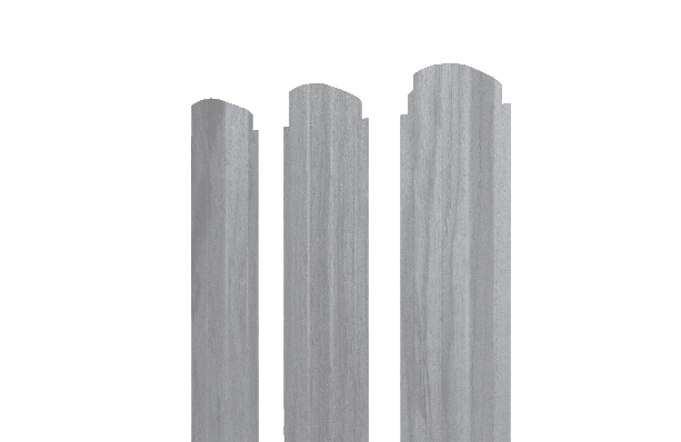 Штакетник П-образный А фигурный 0,45 Print Elite Milky Wood TwinColor изображение, анонсные картинки товара