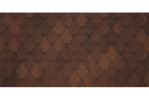 Битумная черепица TEGOLA SARDEGNA liberica 020 (коричневый кофе) изображение, анонсные картинки товара