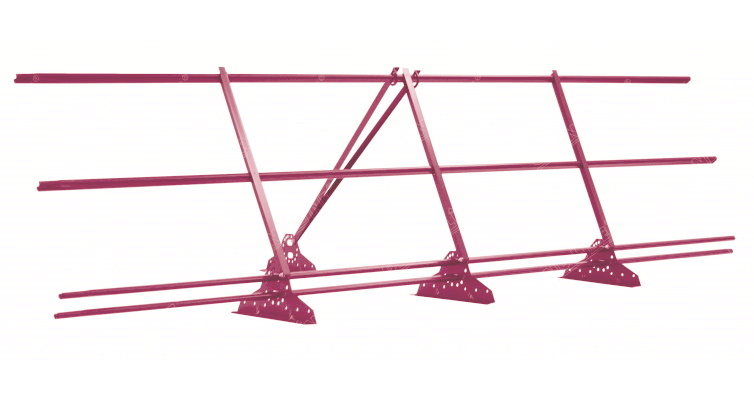 Ограждение кровельное со снегозадержателем GL 0,9х3 RAL 3018 изображение, анонсные картинки товара