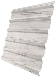 Профнастил С20A 0,45 Print Elite Snow Wood TwinColor изображение, анонсные картинки товара
