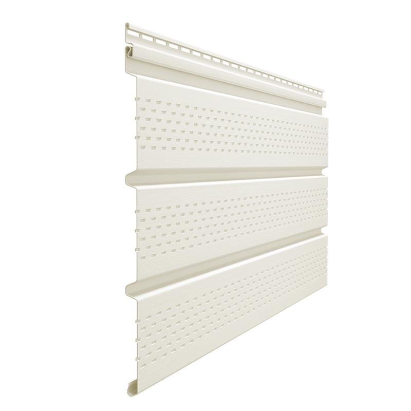 Döcke PREMIUM Софит перфорированный (Пломбир) изображение, анонсные картинки товара