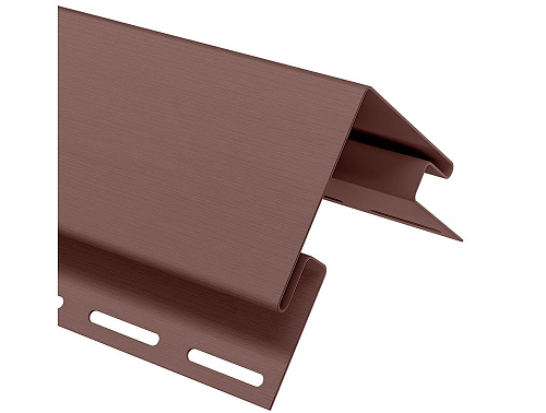 ТН ОПТИМА, Угол наружный 75, каштан, 3м 12шт/упак изображение, анонсные картинки товара