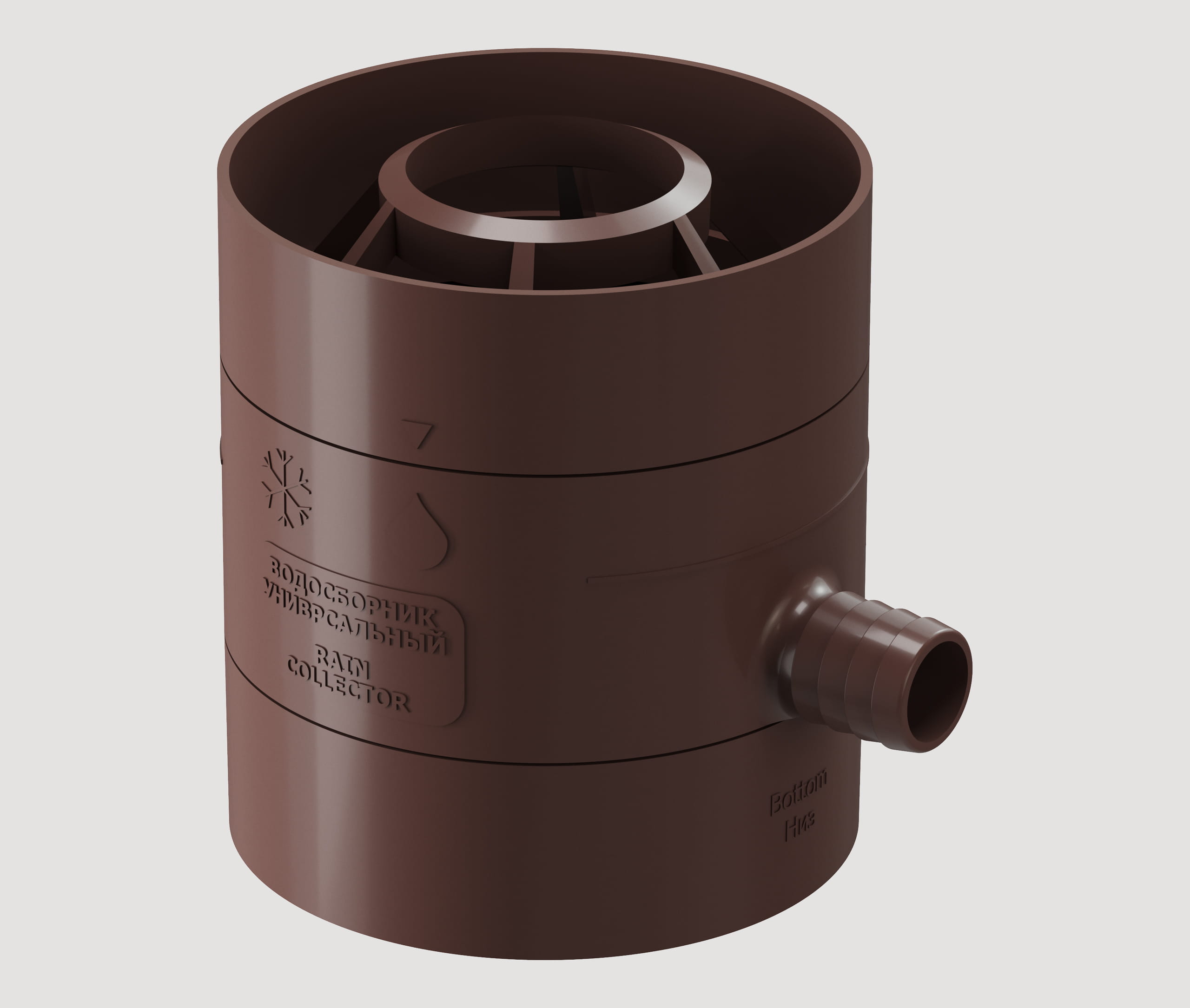 Döcke Водосборник универсальный (шоколад 8019) изображение, анонсные картинки товара