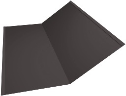 Планка ендовы нижней для композитной черепицы 140х140 0,5 Satin Matt RR 32 темно-коричневый (3м) изображение, анонсные картинки товара