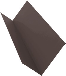 Планка примыкания 150х250 0,5 Velur X RAL 8017 шоколад (3м) изображение, анонсные картинки товара