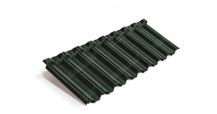 Лист Metrotile MetroClassic темно-зеленый изображение, анонсные картинки товара