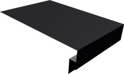 Планка околооконная сложная 300х50х18 (j-фаска) 0,5 Rooftop Matte RAL 9005 черный (2м) изображение, анонсные картинки товара