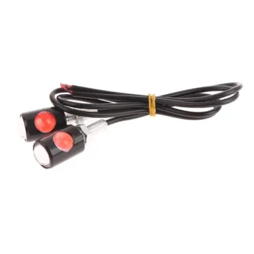 Поворотники LED красный свет черные